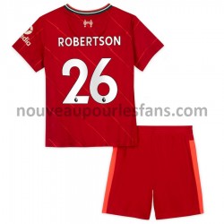 Maillot Liverpool Andrew Robertson 26 Enfant Tenue Domicile 2021-2022 Manche Courte