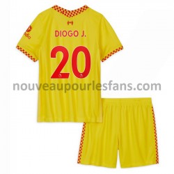 Maillot Liverpool Diogo Jota 20 Enfant Tenue 3ème 2021-2022 Manche Courte