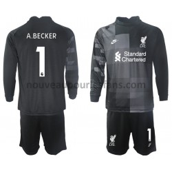 Maillot Liverpool Gardien A.BECKER 1 Enfant Tenue 3ème 2021-2022 Manche Longue