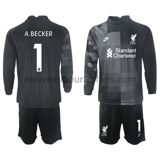 Maillot Liverpool Gardien A.BECKER 1 Enfant Tenue 3ème 2021-2022 Manche Longue