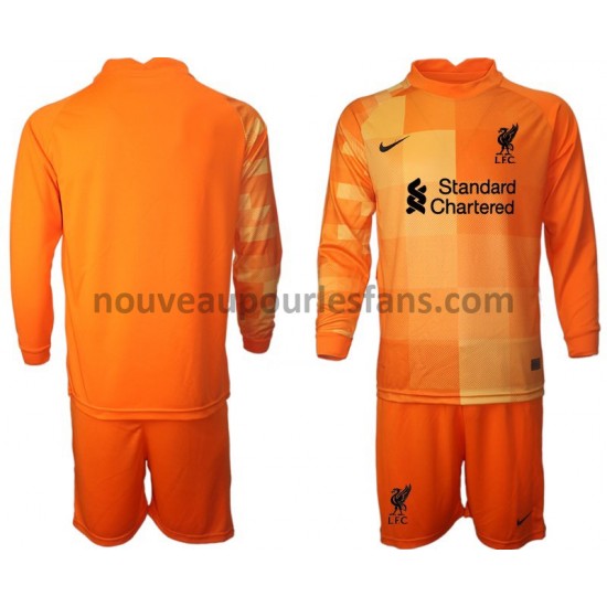Maillot Liverpool Gardien Enfant Tenue 4ème 2021-2022 Manche Longue