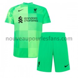Maillot Liverpool Gardien Enfant Tenue Domicile 2021-2022 Manche Courte