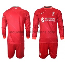 Maillot Liverpool Enfant Tenue Domicile 2021-2022 Manche Longue
