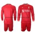 Maillot Liverpool Enfant Tenue Domicile 2021-2022 Manche Longue