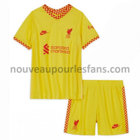 Maillot Liverpool Enfant Tenue 3ème 2021-2022 Manche Courte