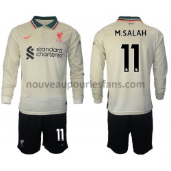 Maillot Liverpool M.Salah 11 Enfant Tenue Extérieur 2021-2022 Manche Longue