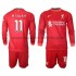 Maillot Liverpool M.Salah 11 Enfant Tenue Domicile 2021-2022 Manche Longue