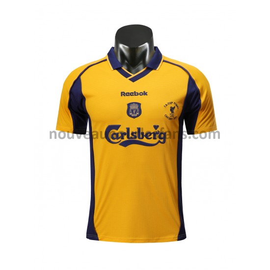 Maillot Liverpool Retro Tenue Extérieur 2000-2001 Manche Courte