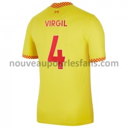 Maillot Liverpool Virgil van Dijk 4 Tenue 3ème 2021-2022 Manche Courte