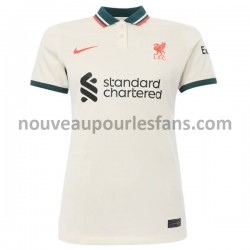 Maillot Liverpool Femme Tenue Extérieur 2021-2022 Manche Courte