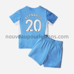Maillot Manchester City Bernardo Silva 20 Enfant Tenue Domicile 2021-2022 Manche Courte