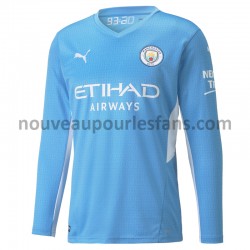 Maillot Manchester City Tenue Domicile 2021-2022 Manche Longue