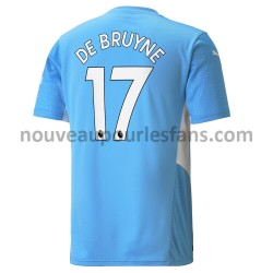Maillot Manchester City Kevin De Bruyne 17 Tenue Domicile 2021-2022 Manche Courte