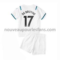 Maillot Manchester City Kevin De Bruyne 17 Enfant Tenue Extérieur 2021-2022 Manche Courte
