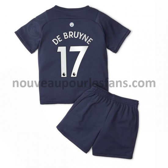 Maillot Manchester City Kevin De Bruyne 17 Enfant Tenue 3ème 2021-2022 Manche Courte
