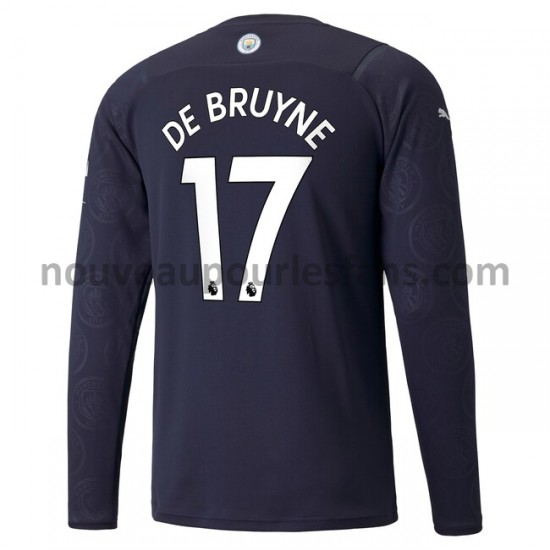 Maillot Manchester City Kevin De Bruyne 17 Tenue 4ème 2021-2022 Manche Longue