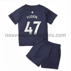Maillot Manchester City Phil Foden 47 Enfant Tenue 3ème 2021-2022 Manche Courte