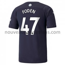 Maillot Manchester City Phil Foden 47 Tenue 4ème 2021-2022 Manche Courte