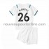Maillot Manchester City Riyad Mahrez 26 Enfant Tenue Extérieur 2021-2022 Manche Courte