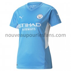 Maillot Manchester City Femme Tenue Domicile 2021-2022 Manche Courte
