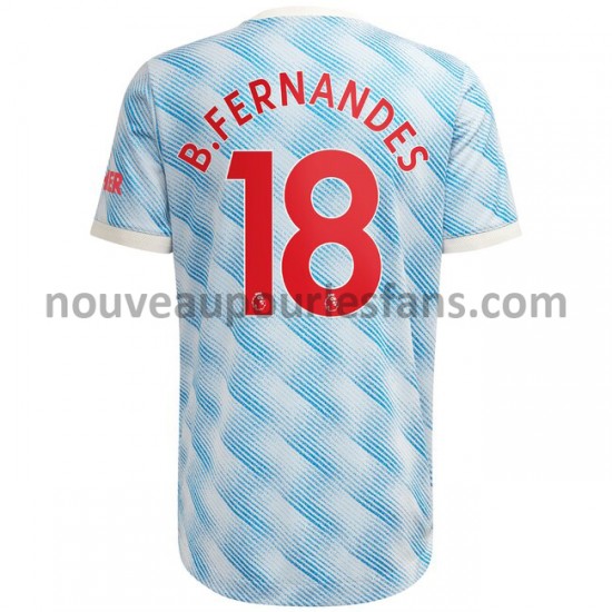 Maillot Manchester United Bruno Fernandes 18 Tenue Extérieur 2021-2022 Manche Courte