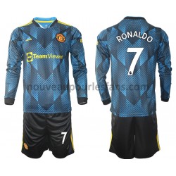 Maillot Manchester United Cristiano Ronaldo 7 Enfant Tenue 3ème 2021-2022 Manche Longue