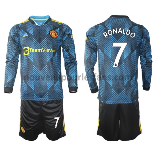 Maillot Manchester United Cristiano Ronaldo 7 Enfant Tenue 3ème 2021-2022 Manche Longue