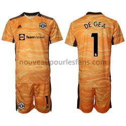Maillot Manchester United David de Gea 1 Gardien Enfant Tenue Domicile 2021-2022 Manche Courte