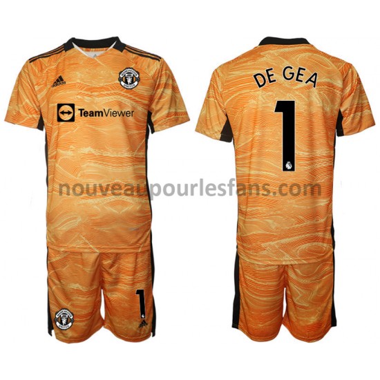 Maillot Manchester United David de Gea 1 Gardien Enfant Tenue Domicile 2021-2022 Manche Courte
