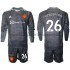 Maillot Manchester United Dean Henderson 26 Gardien Enfant Tenue Extérieur 2021-2022 Manche Longue