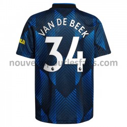 Maillot Manchester United Donny van de Beek 34 Tenue 3ème 2021-2022 Manche Courte