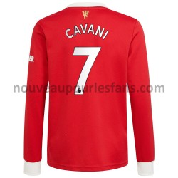 Maillot Manchester United Edinson Cavani 7 Tenue Domicile 2021-2022 Lang Manche Courte