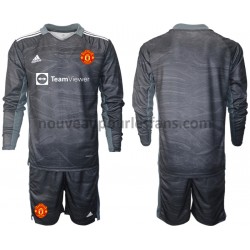 Maillot Manchester United Gardien Enfant Tenue Extérieur 2021-2022 Manche Longue