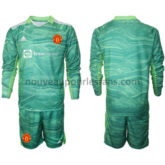 Maillot Manchester United Gardien Enfant Tenue 3ème 2021-2022 Manche Longue