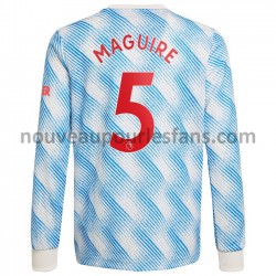 Maillot Manchester United Harry Maguire 5 Tenue Extérieur 2021-2022 Manche Longue
