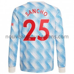 Maillot Manchester United Jadon Sancho 25 Tenue Extérieur 2021-2022 Manche Longue