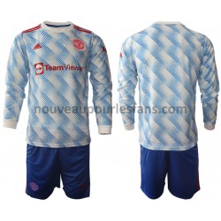 Maillot Manchester United Enfant Tenue Extérieur 2021-2022 Manche Longue