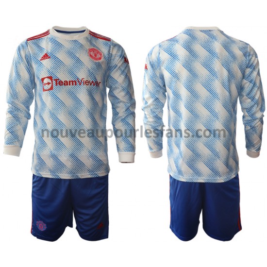 Maillot Manchester United Enfant Tenue Extérieur 2021-2022 Manche Longue