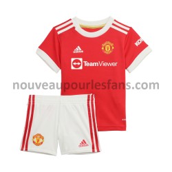 Maillot Manchester United Enfant Tenue Domicile 2021-2022 Manche Courte