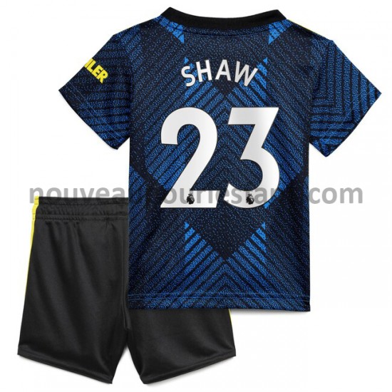 Maillot Manchester United Luke Shaw 23 Enfant Tenue 3ème 2021-2022 Manche Courte