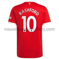 Maillot Manchester United Marcus Rashford 10 Tenue Domicile 2021-2022 Manche Courte