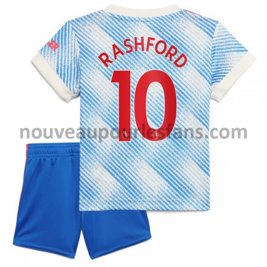 Maillot Manchester United Marcus Rashford 10 Enfant Tenue Extérieur 2021-2022 Manche Courte