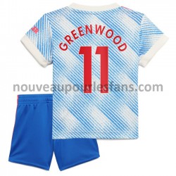 Maillot Manchester United Mason Greenwood 11 Enfant Tenue Extérieur 2021-2022 Manche Courte