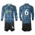 Maillot Manchester United Paul Pogba 6 Enfant Tenue 3ème 2021-2022 Manche Longue