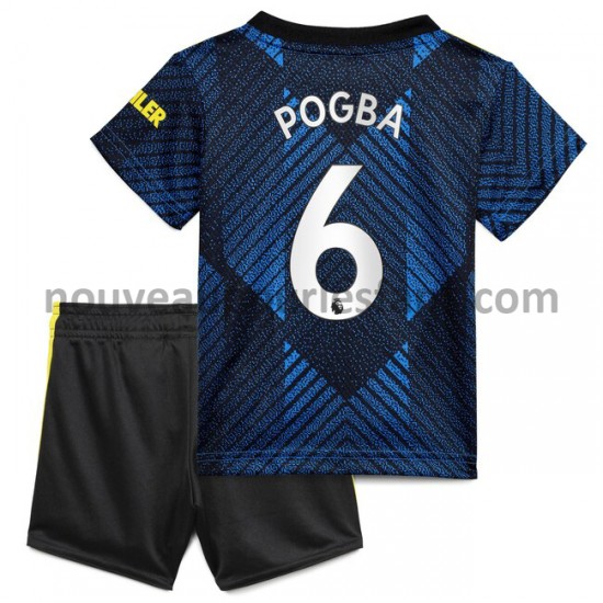Maillot Manchester United Paul Pogba 6 Enfant Tenue 3ème 2021-2022 Manche Courte