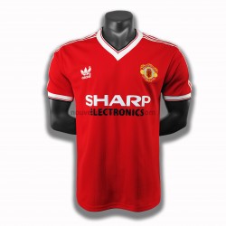 Maillot Manchester United Retro Tenue Domicile 1983 Manche Courte