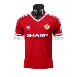 Maillot Manchester United Retro Tenue Domicile 1986 Manche Courte