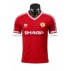 Maillot Manchester United Retro Tenue Domicile 1986 Manche Courte