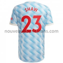 Maillot Manchester United Shaw 23 Tenue Extérieur 2021-2022 Manche Courte