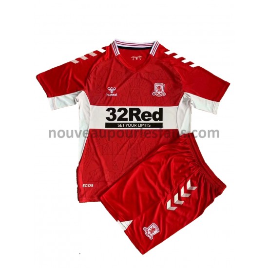 Maillot Middlesbrough Enfant Tenue Domicile 2021-2022 Manche Courte